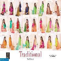 Smit Traditional Wholesale Cotton Work Dress Material